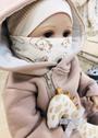 Хлопоквая маска для малыша - Цвет молочный - Картинка #1